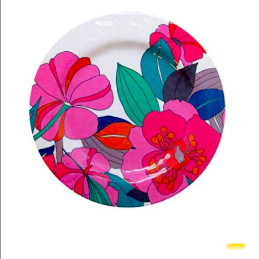Trina Turk Melamine set of 4 dinner plates